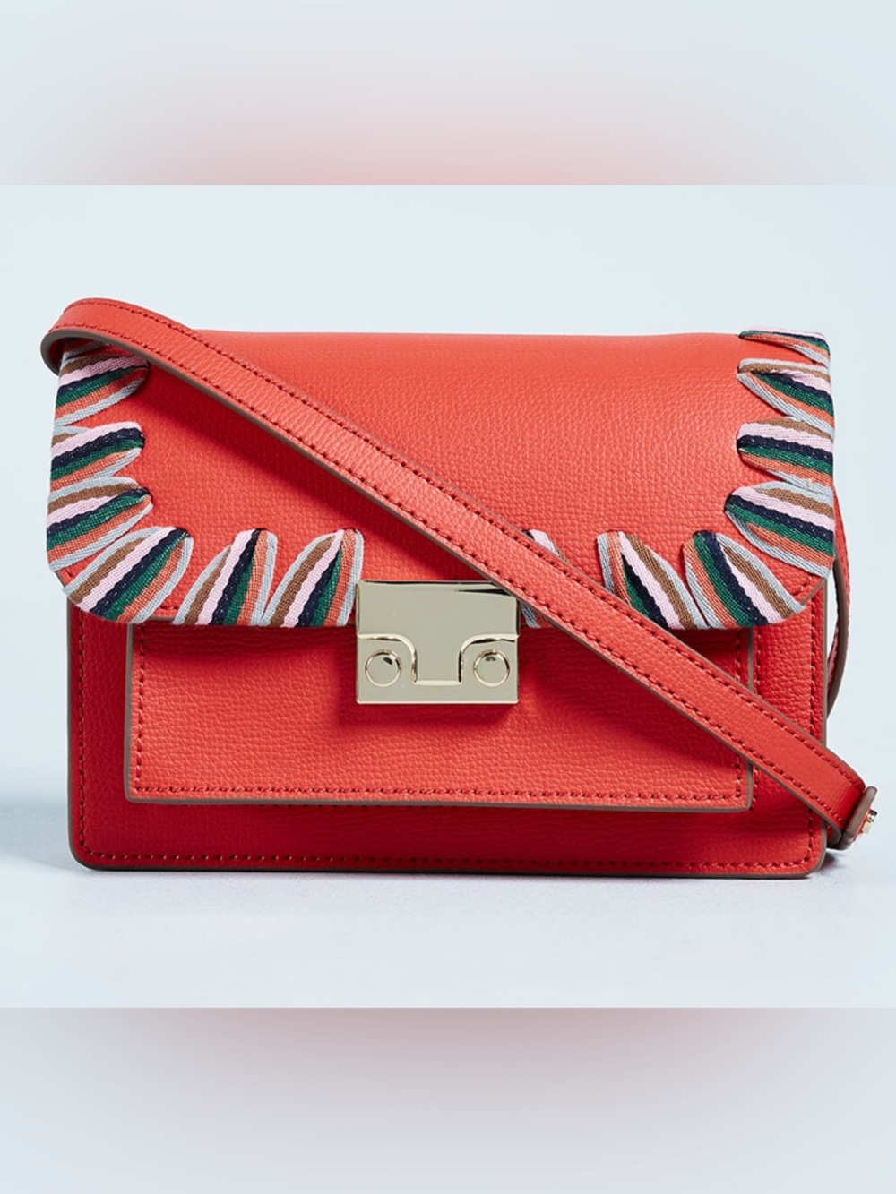 Loeffler Randall Mini Rider Bag crossbody purse leather